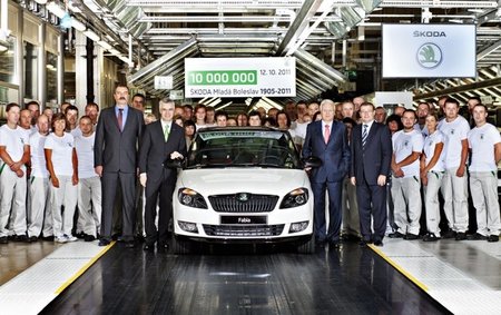 Škoda alcanza una producción de 10 millones de vehículos