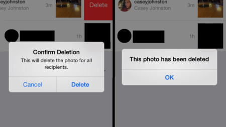 Instagram Direct permite eliminar los mensajes del móvil del receptor