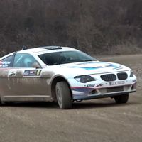 ¿Hacer rally con un BMW 650i? Claro que sí, sin complejos y con un sonido a V8 celestial