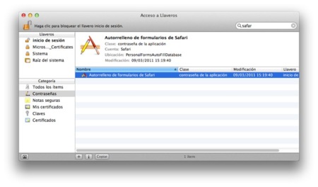 Muestra las contraseñas ocultas en Safari para OS X
