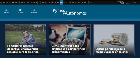Nuevo diseño de Pymes y Autónomos, llegan las top stories