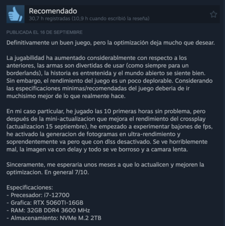 Análisis Borderlands 4