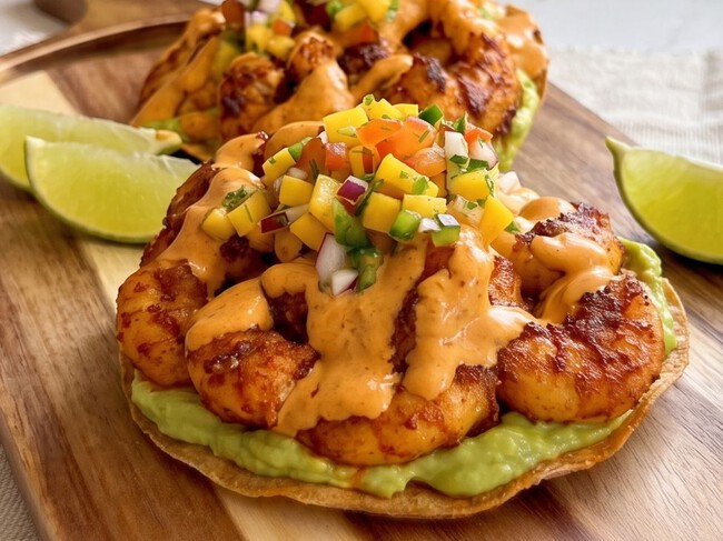Como Hacer Tostadas De Camaron
