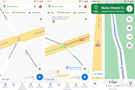 Google Maps Android Traffic Lights