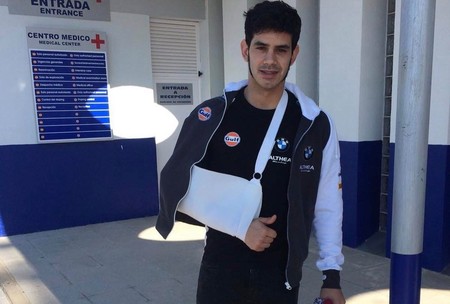 Jordi Torres se va al suelo y dice adiós prematuramente a los test de Jerez