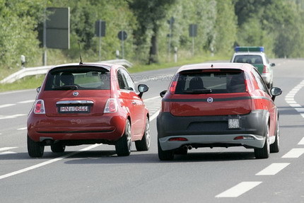 Fotos espía del Fiat 500 Abarth y Grande Punto Abarth