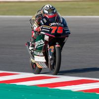 Albert Arenas domina las dos sesiones de entrenamientos de Moto3 en Misano