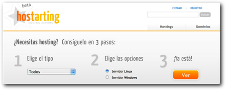 Hostarting, comparando sevicios de alojamiento web