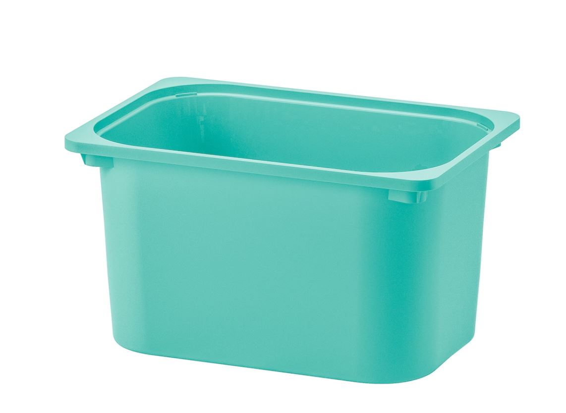 Caja TROFAST color turquesa 42x30x23 cm