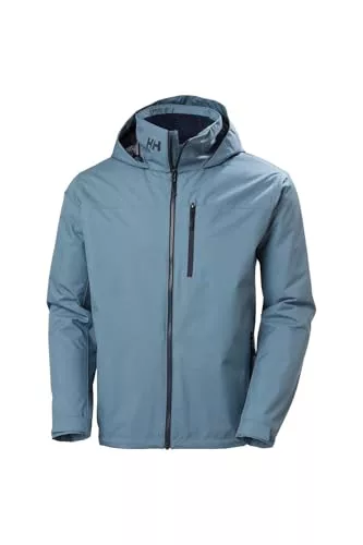 Helly Hansen Men's Crew Hooded Midlayer Jacket, Washed Navy, S