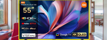 Amazon está rematando la pantalla ideal para ver series y películas: Xiaomi TV A Pro 4K QLED de 55 pulgadas 