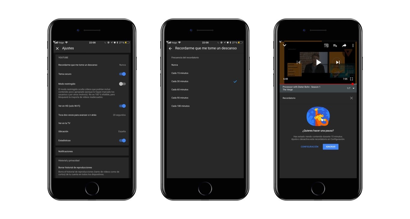YouTube para iOS incorpora una nueva herramienta de control y gestión ...