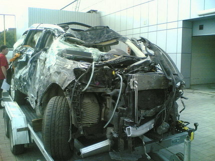 Audi Q7 siniestro total