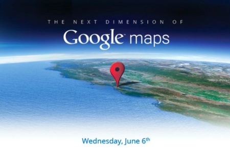 Google presentará "la próxima dimensión de Google Maps" el 6 de junio