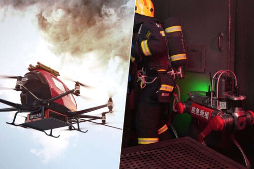 Robots bombero