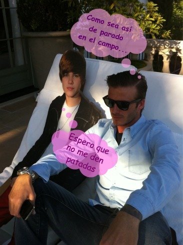 Justin Bieber y David Beckham: hoy por ti, mañana por mí