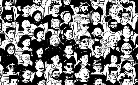 Open Peeps, un repositorio con decenas de ilustraciones gratuitas y modificables de personas dibujadas a mano