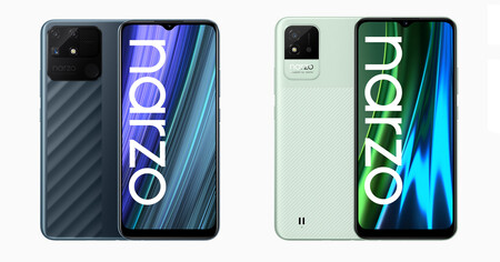 Realme Narzo 50A y Realme Narzo 50i: grandes baterías y diseño juvenil a un precio asequible