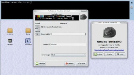 Pon una terminal dentro de Nautilus
