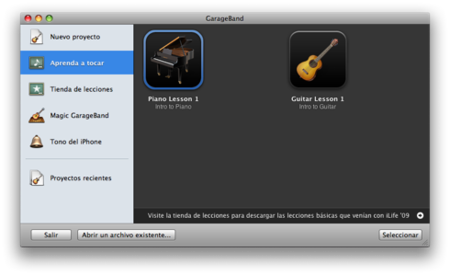 Como utilizar "Aprende a tocar" desde un ordenador PowerPC