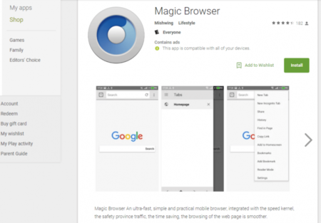 Magic Browser Malware
