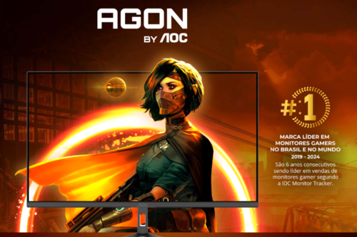 Monitor Gamer AOC 24" 180Hz 1ms HDR IPS 24G30E