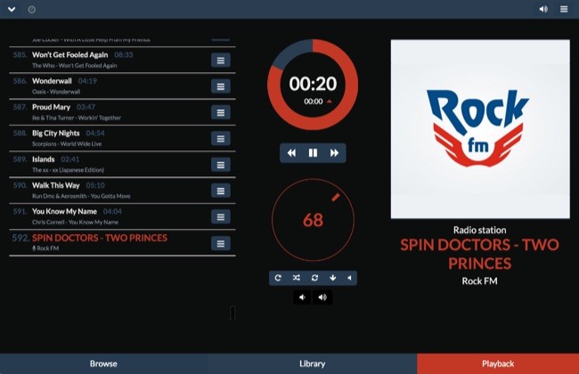 Moode Player ahora incluye Rock FM a petición de un servidor