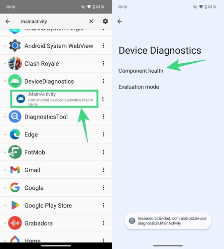 Salud Memoria Android 15