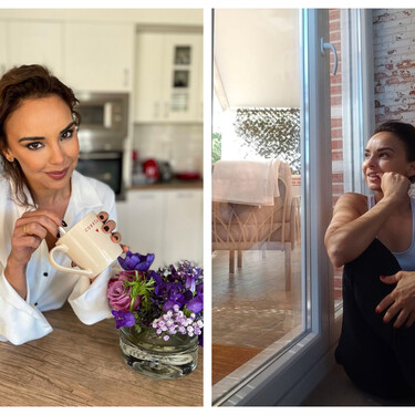 Así es la cocina blanca y elegante donde Chenoa desconecta tras rodar televisión en Madrid 