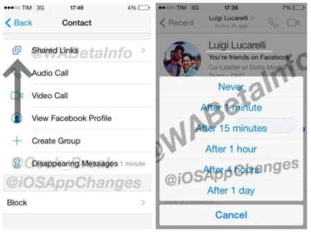 Messenger para iOS se podría apuntar a la moda Snapchat: sus mensajes se autodestruirán solos