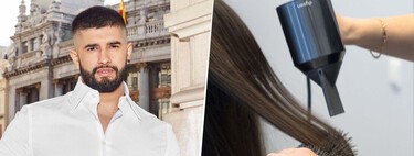 Pablo Bogado, peluquero: "Secar con aire frío en cabello con frizz ayuda a fijar el peinado y a mantener la superficie más alineada, y en el pelo fino, conserva el volumen conseguido durante el secado"