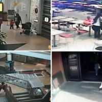 El increíble robo de un bebé captado por las cámaras de seguridad de un centro comercial 