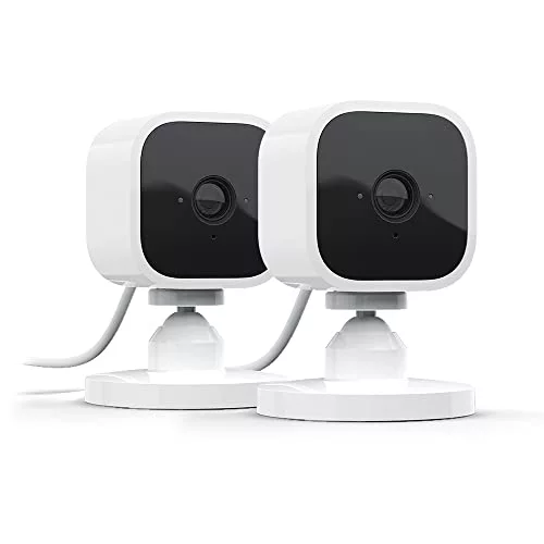 Blink Mini | Cámara de seguridad inteligente compacta, pack de 2