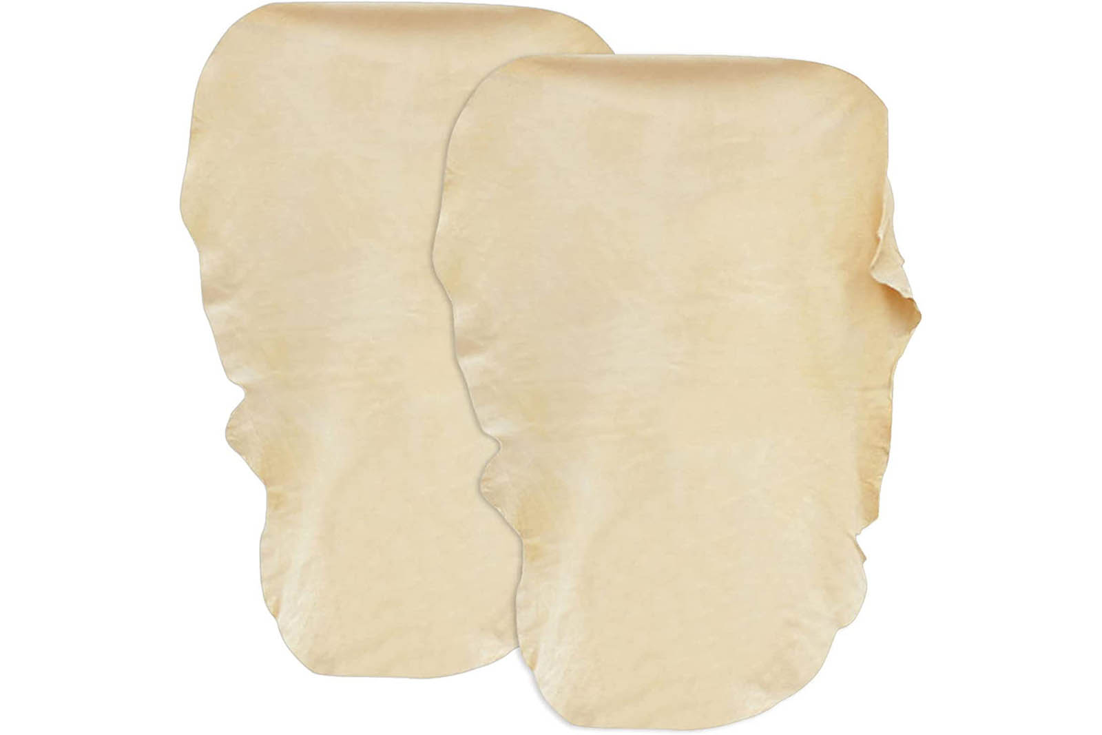 Airlab 2 Piezas Gamuza Piel Natural Coche (L/60x40 cm), Toalla Secado Coche, Trapo Cuero sin Pelusa, Paños de Limpieza sin Rayas, Bayetas para Cuidado de Vehículos, Moto, Automovil, Espejos, Ventanas