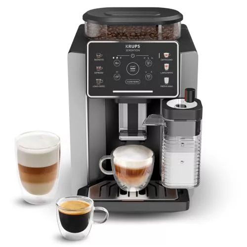 KRUPS Sensation Milk, Cafetera Superautomática, 6 Bebidas