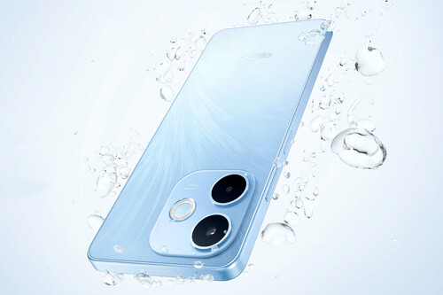 Celular barato con resistencia al agua y enorme pantalla. Tiene sensor de huellas