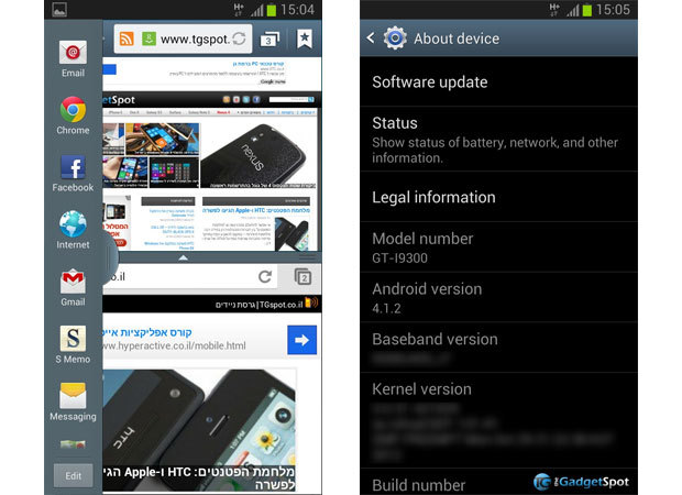 Multiventana Samsung Galaxy SIII