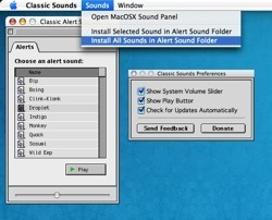 Classic Sounds: Los sonidos de anteriores Mac OS, en Mac OS X