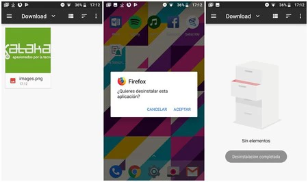 ご覧のとおり、Firefox がインストールされている間、ダウンロードされたファイルはダウンロード フォルダーに残ります。ただし、ブラウザをアンインストールするとファイルは消えてしまいます。