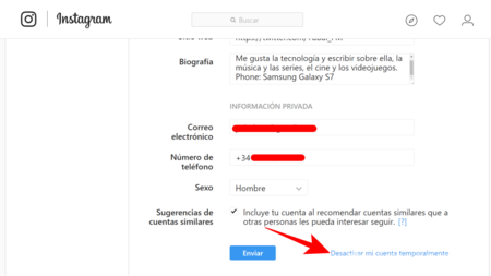 desactivar la cuenta de conecta en instagram para anunciarse