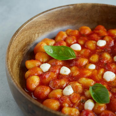 Receta de comida italiana en seis minutos en el microondas