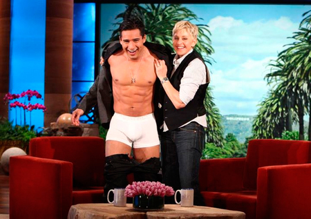 Gracias Ellen DeGeneres por conseguir alegrarnos la vista