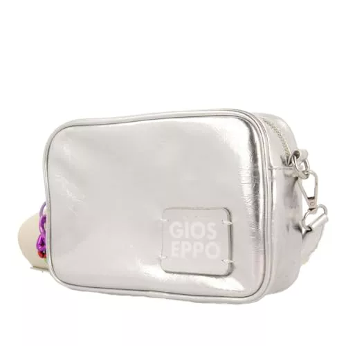 BOLSO BANDOLERA COLOR PLATEADO CLYDE