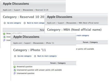 Los foros de discusión de Apple revelan las posibles novedades de esta tarde
