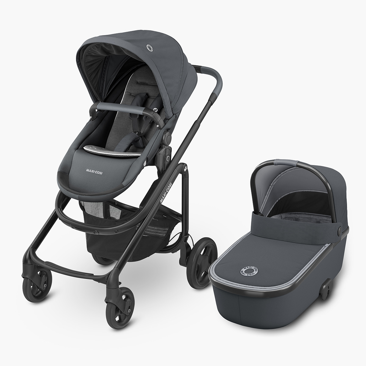 Coche de paseo dúo Maxi-Cosi Lila CP Essential Graphite negro