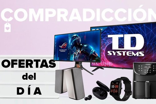 Ofertas del día en Amazon: Smart TVs TD Systems, monitores gaming ASUS, smartwatches Amazfit, auriculares Xiaomi o freidoras Cosori y Aigostar a precios bajos