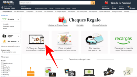 Pagar con cheap cheque regalo amazon