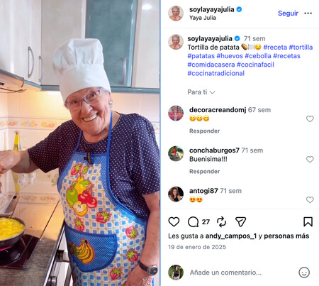 Tortilla Patatas Abuela Julia