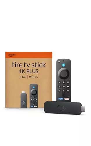 Amazon Fire TV Stick 4K Plus, compatible con Wi-Fi 6, Dolby Vision
