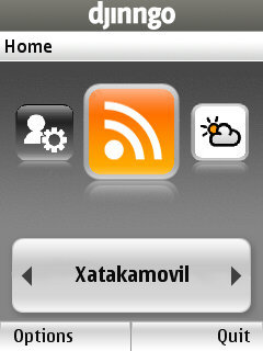 Djinngo: los widgets segun Orange